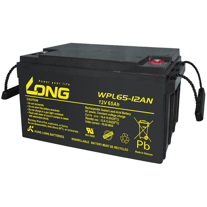 USV-Batterie 65Ah 12V Long WPL65-12AN | telebaterias.com