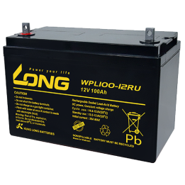 Batería para SAI 100Ah 12V Long WPL100-12RU | telebaterias.com