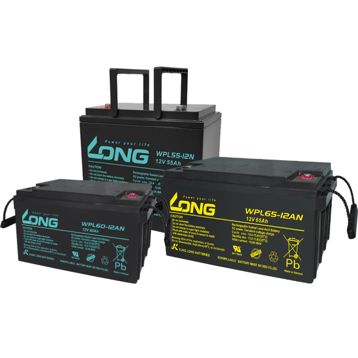Batería para SAI 120Ah 12V Long WPL120-12N | telebaterias.com
