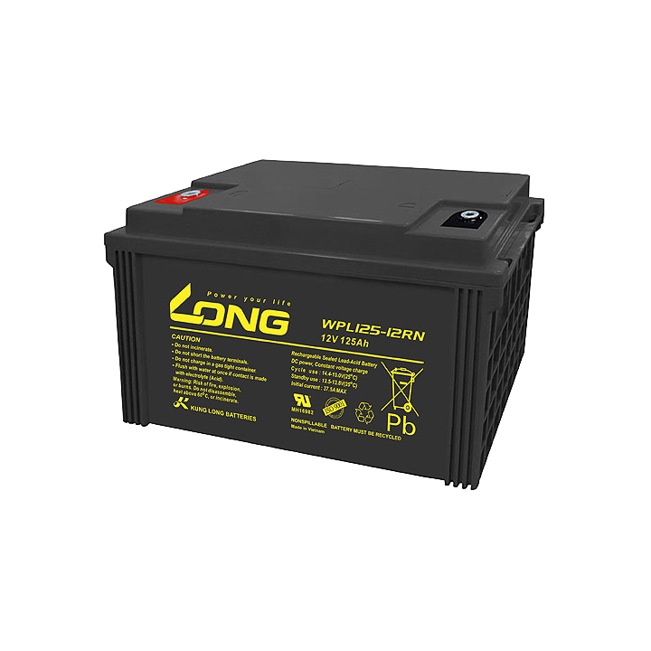 Batería para SAI 125Ah 12V Long WPL125-12RN | telebaterias.com
