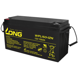 Batería para SAI 150Ah 12V Long WPL150-12N | telebaterias.com