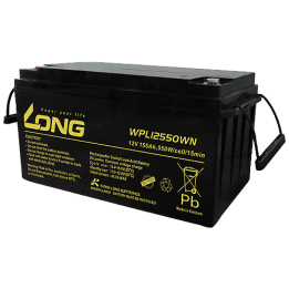 Batterie pour onduleur 155Ah 12V Long WPL12550WN | telebaterias.com