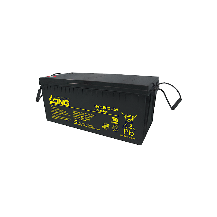 Batería para SAI 200Ah 12V Long WPL200-12N | telebaterias.com
