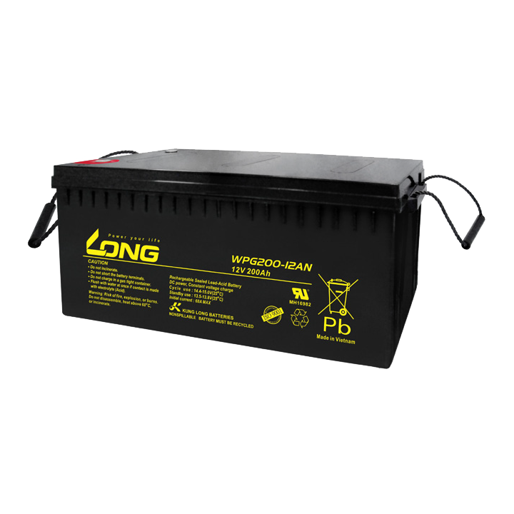 Batteria solare 200Ah 12V Long WPG200-12AN | telebaterias.com