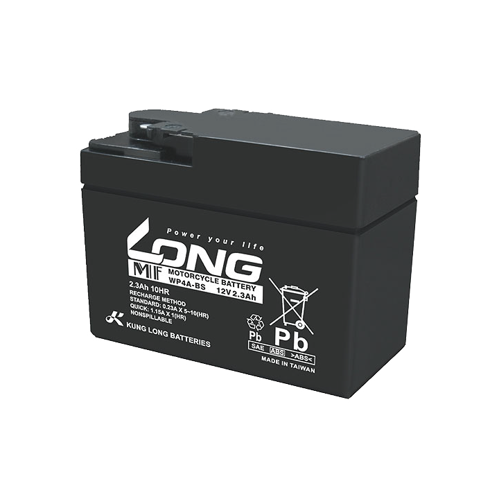 UPS battery 2.30Ah 12V Long WP4A-BS | telebaterias.com
