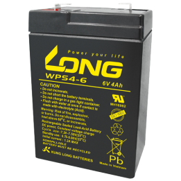 USV-Batterie 4Ah 6V Long WPS4-6 | telebaterias.com