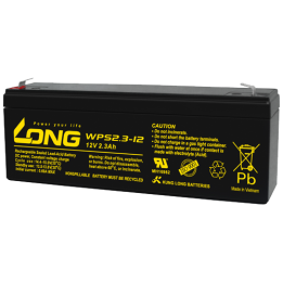 Batería para SAI 2.30Ah 12V Long WPS2.3-12 | telebaterias.com