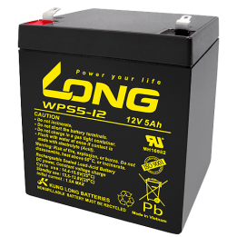 USV-Batterie 5Ah 12V Long WPS5-12 | telebaterias.com