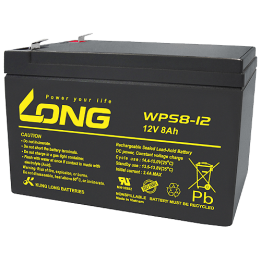 USV-Batterie 8Ah 12V Long WPS8-12 | telebaterias.com
