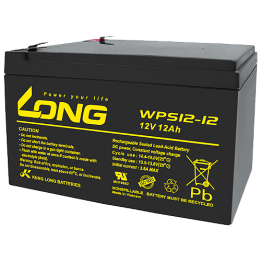 Batería para SAI 12Ah 12V Long WPS12-12 | telebaterias.com