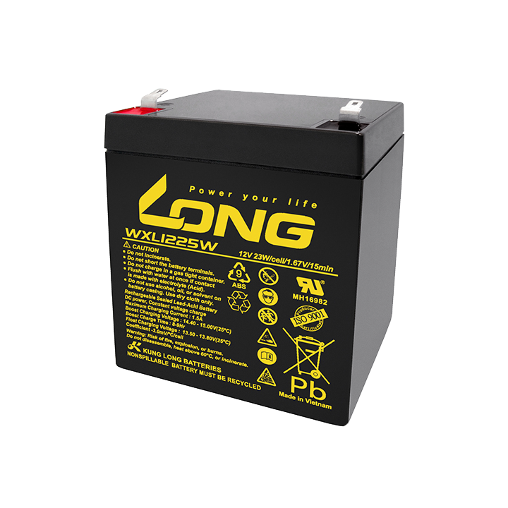 Batería para SAI 5Ah 12V Long WXL1225W | telebaterias.com
