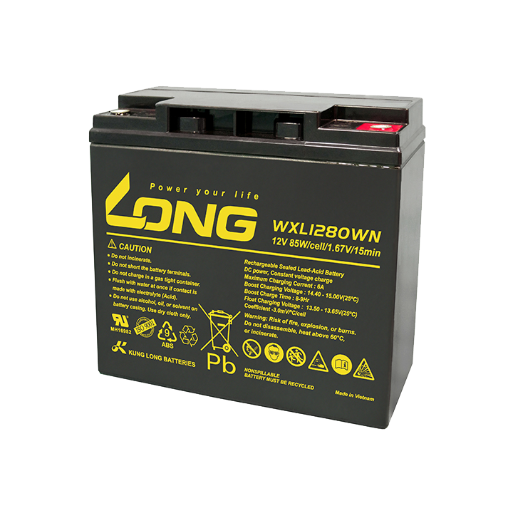 USV-Batterie 20Ah 12V Long WXL1280WN | telebaterias.com