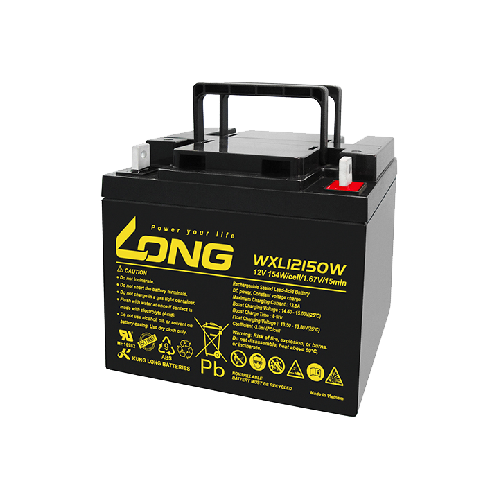 UPS battery 45Ah 12V Long WXL12150W | telebaterias.com