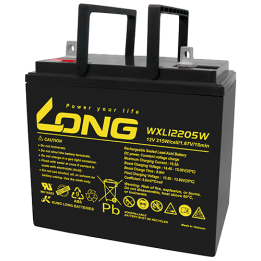 Batteria per UPS 55Ah 12V Long WXL12205W | telebaterias.com
