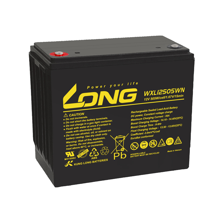 USV-Batterie 130Ah 12V Long WXL12505WN | telebaterias.com