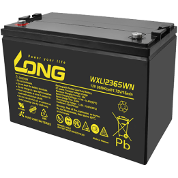 UPS battery 95Ah 12V Long WXL12365WN | telebaterias.com