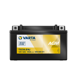 Batteria per moto 6Ah 12V 105A Varta 506909011 | telebaterias.com