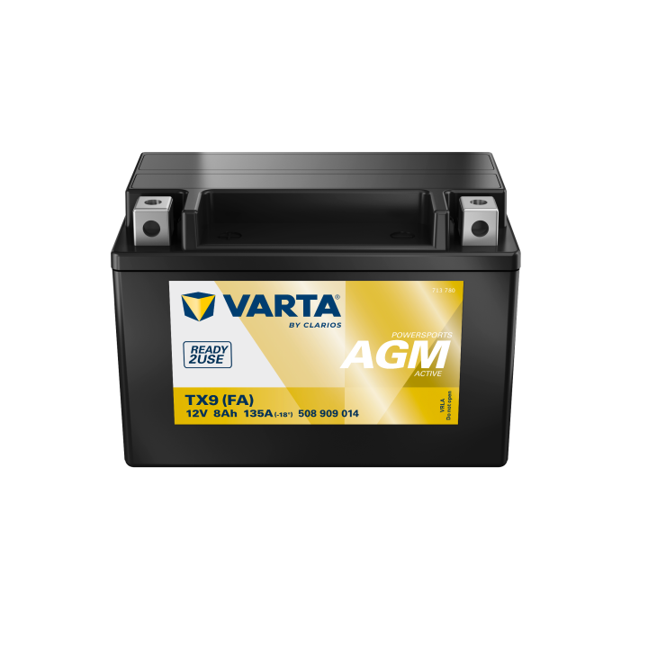 Batería de moto 8Ah 12V 135A Varta 508909014 | telebaterias.com
